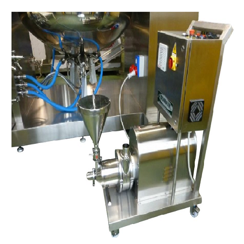 In-line external homogenizer for industrial fluid processing