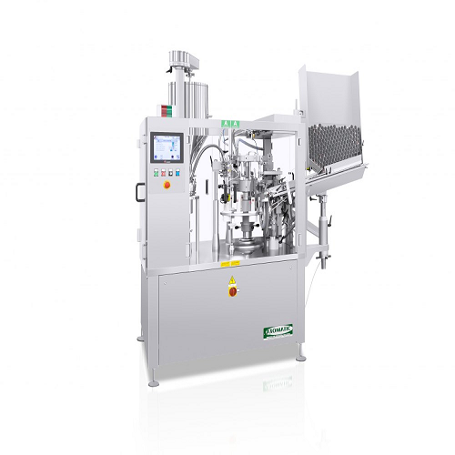Automatic tube filling and closing solution