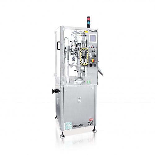 Semi-automatic tube filling and closing system
