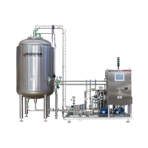 Plate flash pasteurizer for fruit juices and soft drinks