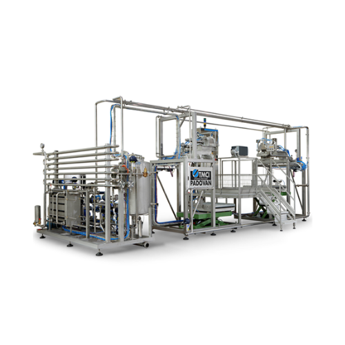Aseptic filling system for fruit juices and nectars