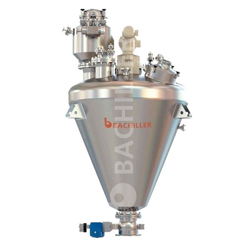 Vertical conical screw vacuum dryer