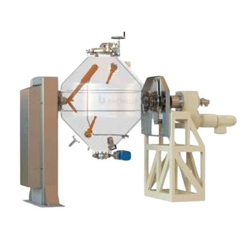 Double cone vacuum dryer for thermosensitive products