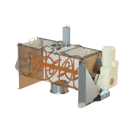 Horizontal ribbon blender for solids and powders