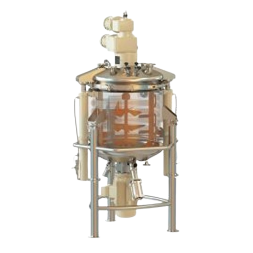 Industrial vacuum mixer and reactor for liquids