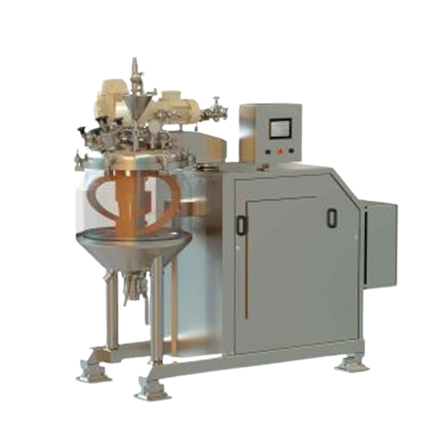 Vacuum mixer for liquids and semi-solids