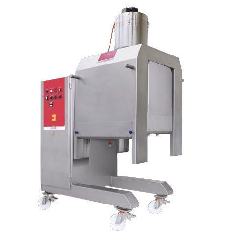 Rotating greaser for baking moulds and trays