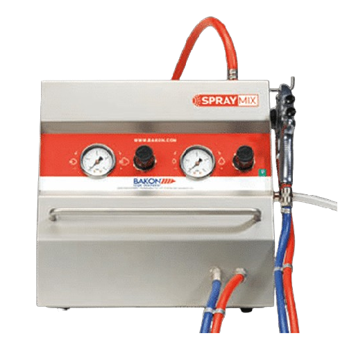 Bakery spraying system for accurate liquid application