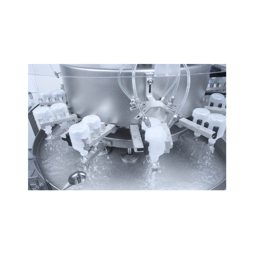 Vial and bottle cleaning system for pharmaceutical use