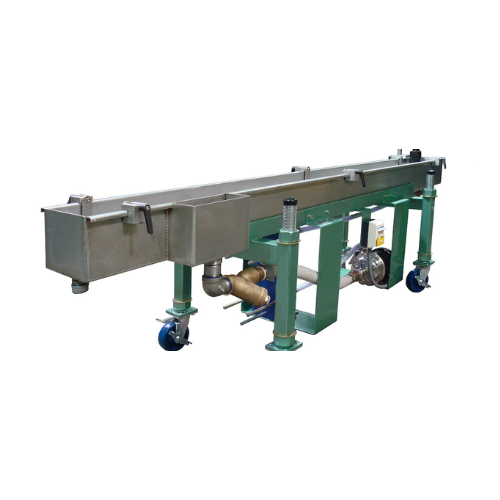 Industrial water bath for pelletizing processes