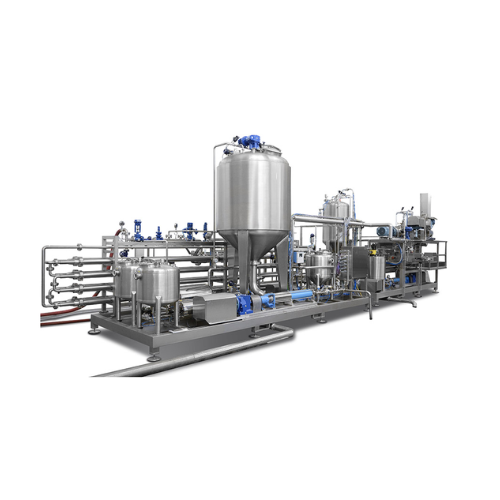 Cold extraction line for fruit and vegetable purees