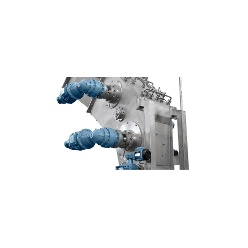 Industrial liquefying and crunching solution for frozen fruits and vegetables