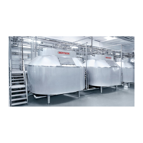 Cheese processing plant for hard and semi-hard cheese