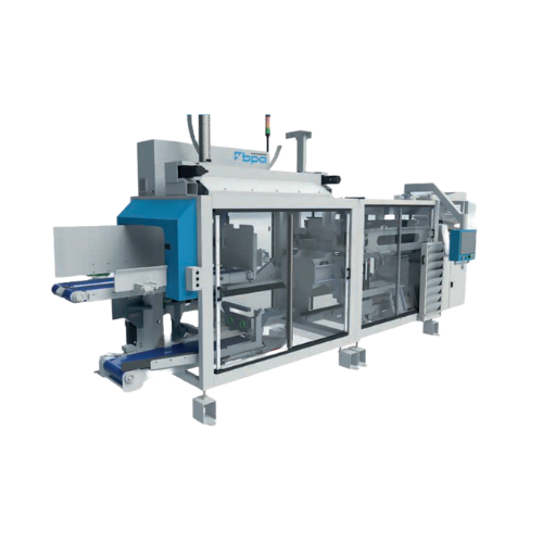 Automatic case packer for frozen potato products