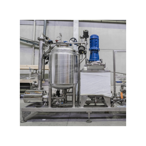 Turbo mixer for homogeneous solutions in food and pharmaceutical industries