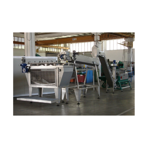 Chestnuts steam peeling system