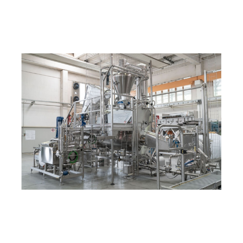 Horizontal evaporation bowl for fruit jams and purees