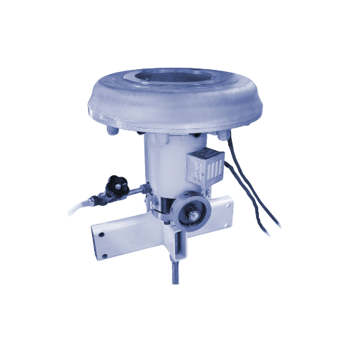 Blown film take-off unit for extrusion