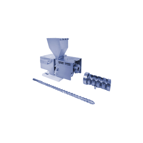 Lab extruder for elastomer extrudability testing