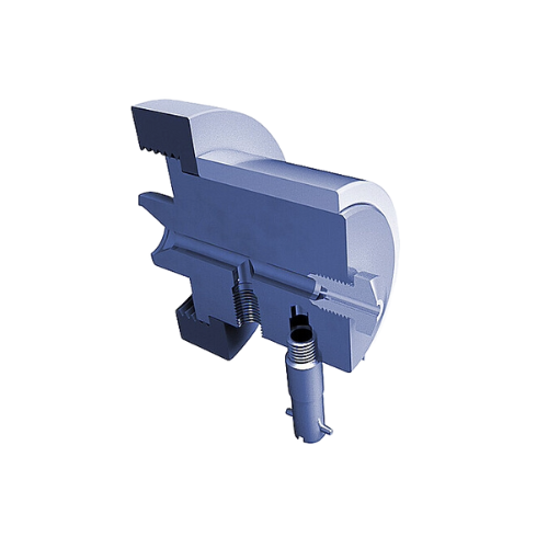 Round strand die head for precision extrusion