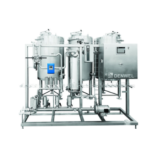 Cip compact unit for brewery cleaning