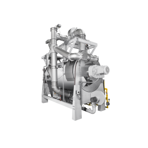 Cocoa nibs roaster with sterilization control