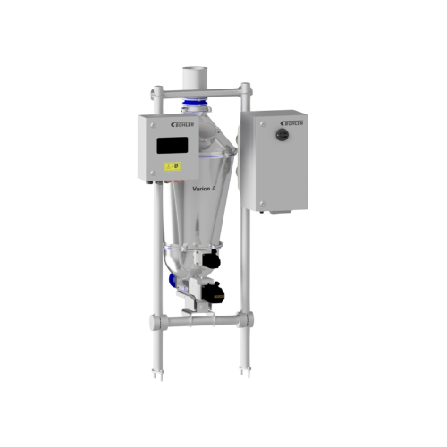 Batch scale for high accuracy weighing of powdery products