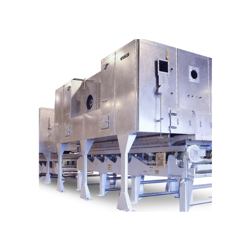 Fluid-bed toaster for cereal processing