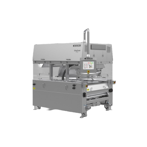 Chocolate enrober for bars, cookies, and wafers