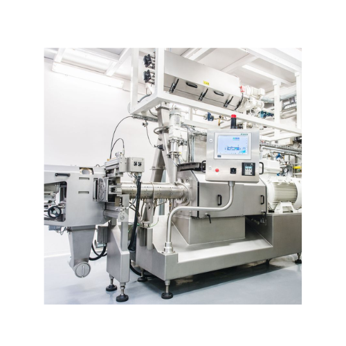 Twin-screw extruder for breakfast cereals production