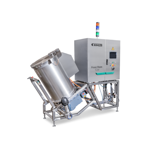 Turbo cream mixer for fat cream production