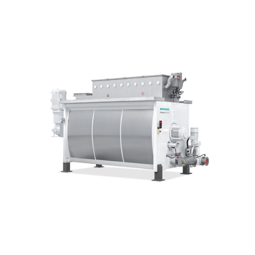 Single-shaft conche for chocolate production