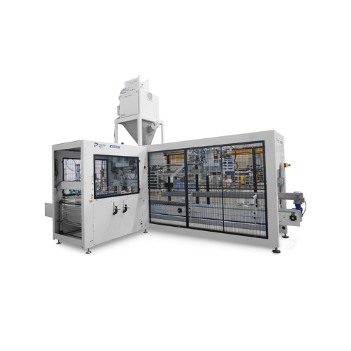 Fully automatic bagging station for granular products
