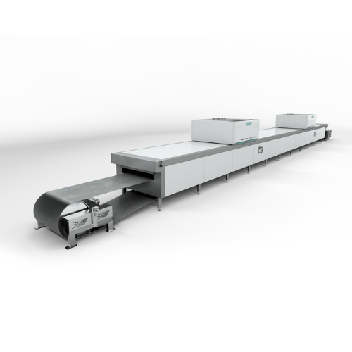 Industrial tunnel oven for biscuits and cakes