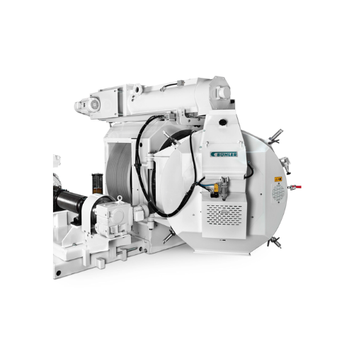 Pellet mill for biomass and sunflower hulls