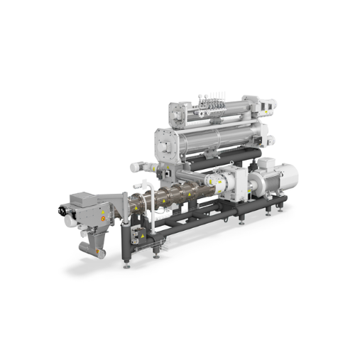 Single-screw extruder for pet food and aqua feed
