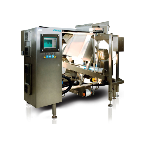 Optical sorter for frozen fruit and vegetable processing