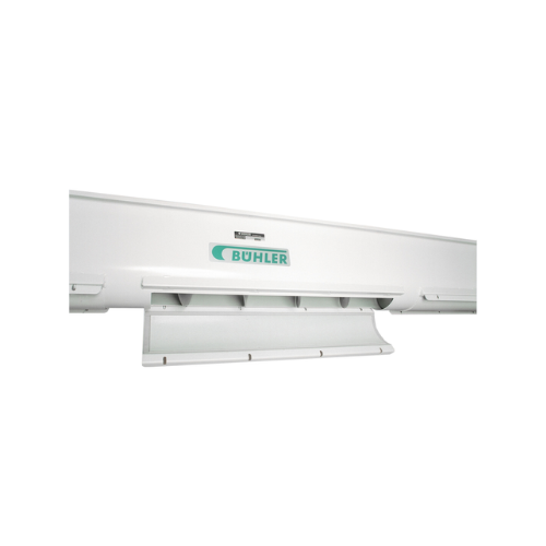 Trough screw conveyor for grain transport