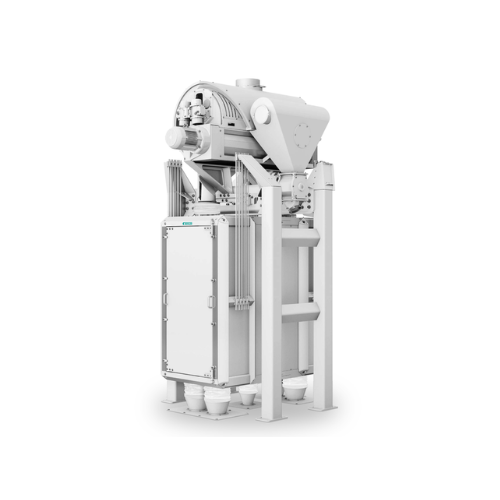 High-throughput grain cleaner