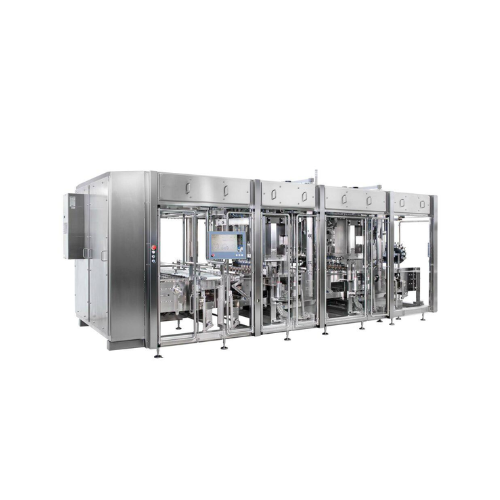 High-capacity filler and closer for pumpable products