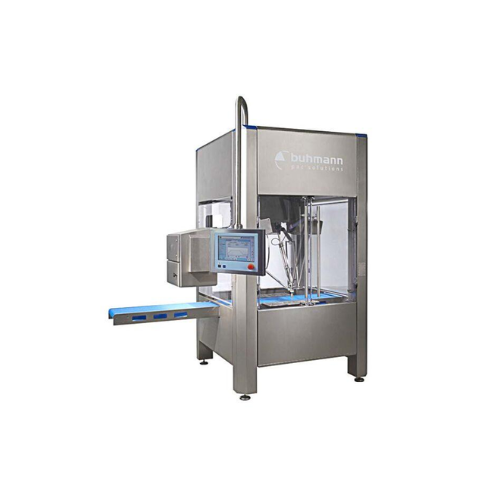 Robot module for aligning sorting and loading products