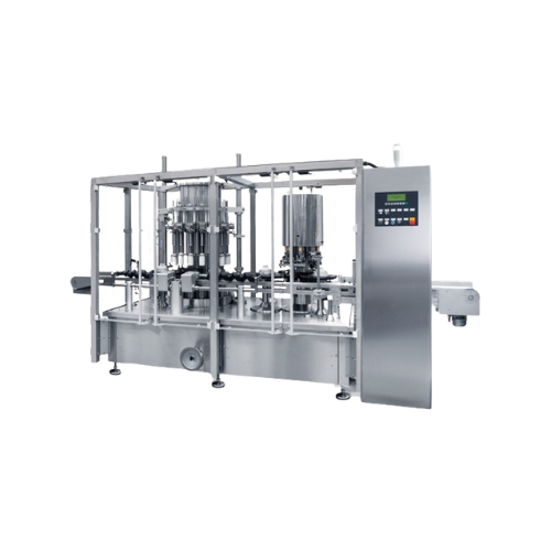 High speed continuous motion liquid filling and capping system