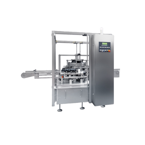 Rotary continuous motion bottle cleaning solution