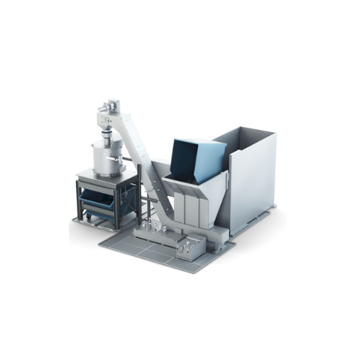 Automated de-oiling centrifuge system for metalworking chips