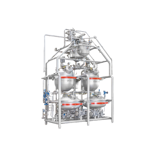 Batch cooker for confectionery masses