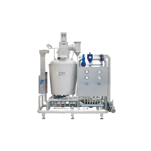 Continuous caramel cooker for candy production
