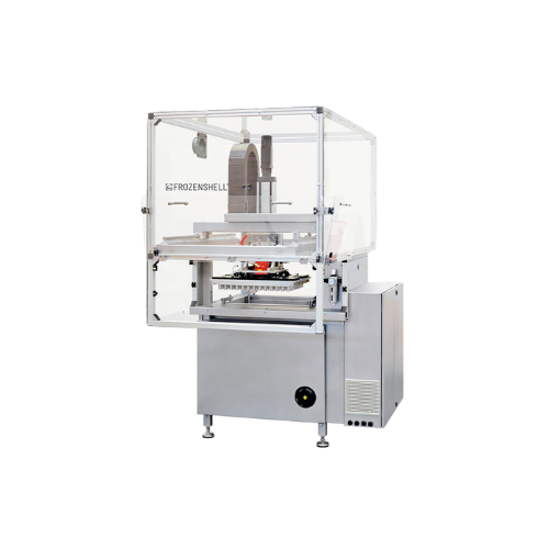 Thin chocolate shell forming