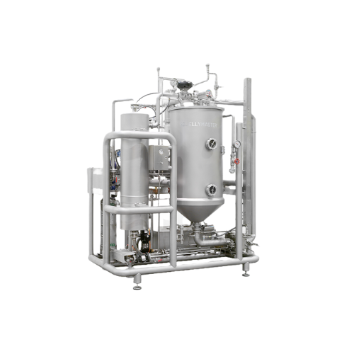 Continuous cooking system for jelly and marshmallow production