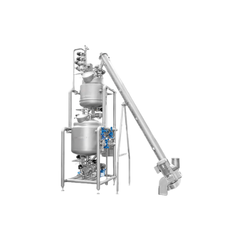 Batch weighing system for precise raw ingredient mixing