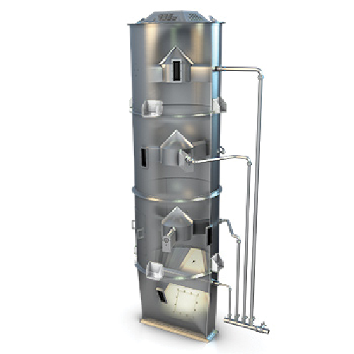 Steam chambers for grain expansion in steam-flaking